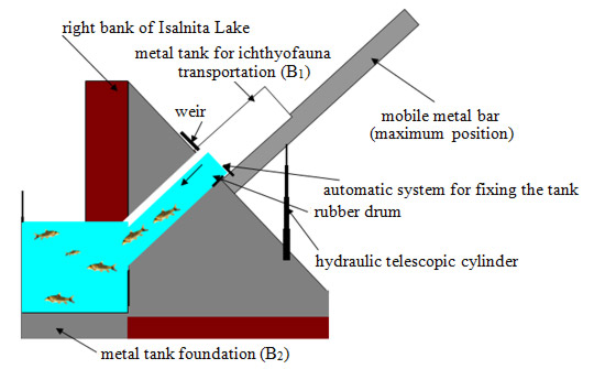 Image Courtesy of Razvan Voicu | Figure 7. Positioning the metal tank foundation for receiving ichthyofauna