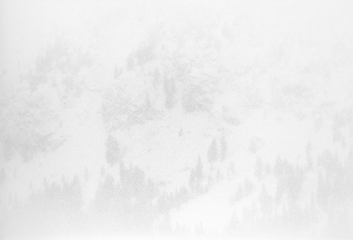 Distant Wall through Snow and Clouds, 1977