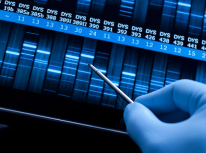 © iStockphoto.com/Pgiam |DNA test sequence for research and science.